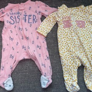 Carter’s Little Sister Footed Sleeper Bundle